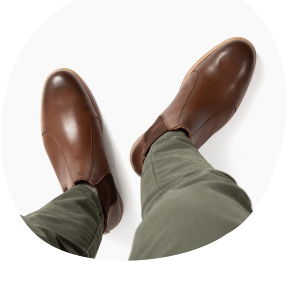 Amberjack The Chelsea Boot in Chestnut - Men’s Size 13 - Picture 4 of 8